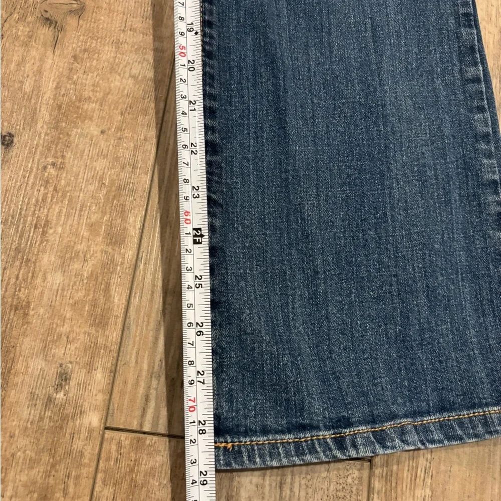 Christopher & Banks Dark Blue Flare Jeans - Picture 3 of 9